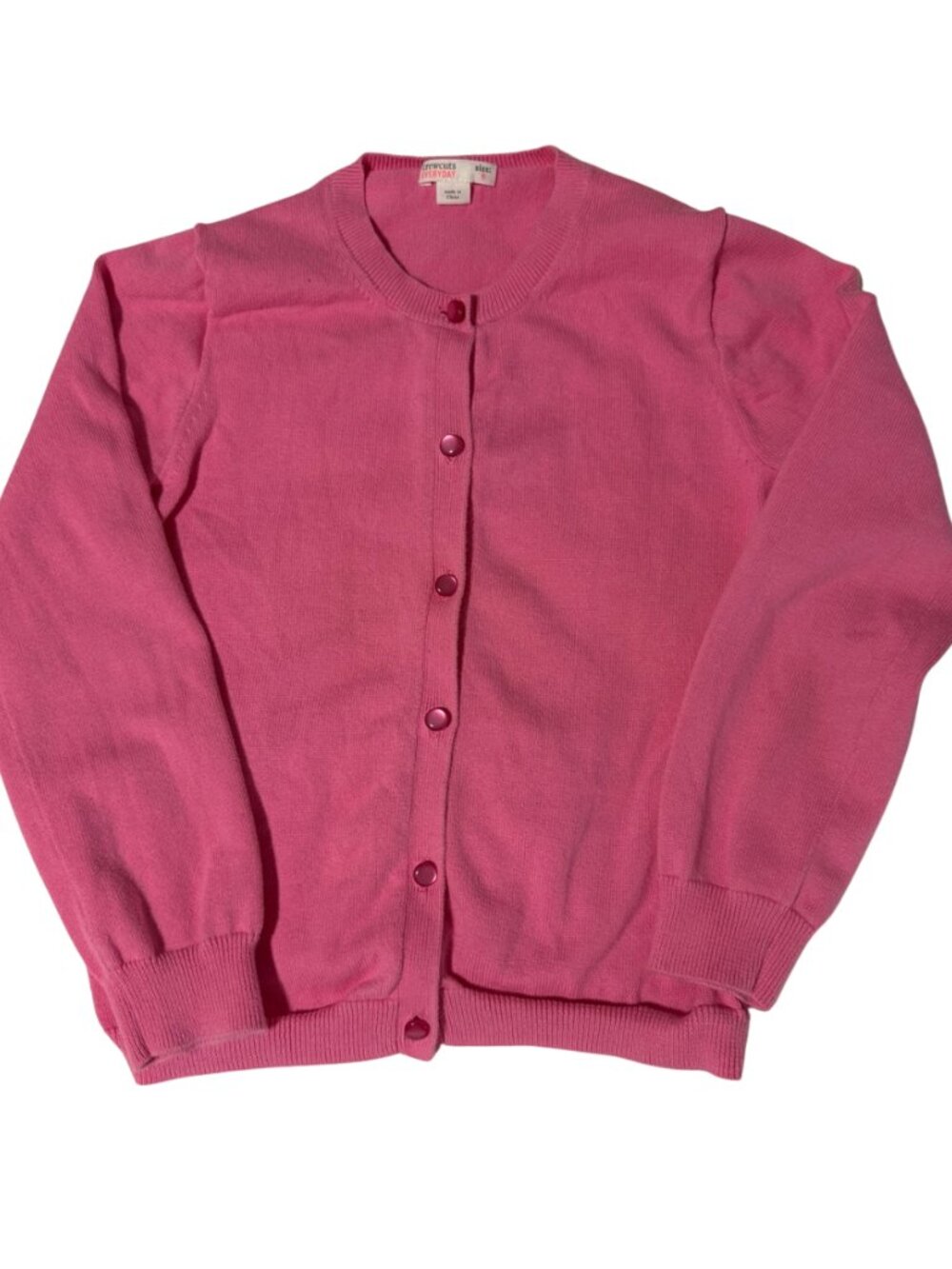 J.Crew Crewcuts Girls Pink Cardigan Sweater Size 8